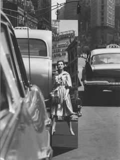 William Klein - Sandra + mirrors, Times Square, New York, 1959