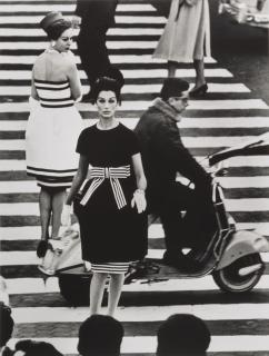 William Klein - Simone + Nina, Piazza di Spagna, Rome, Vogue, 1960