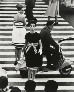 William Klein - Simone + Nina, Piazza di Spagna, Vogue, Rome, 1961