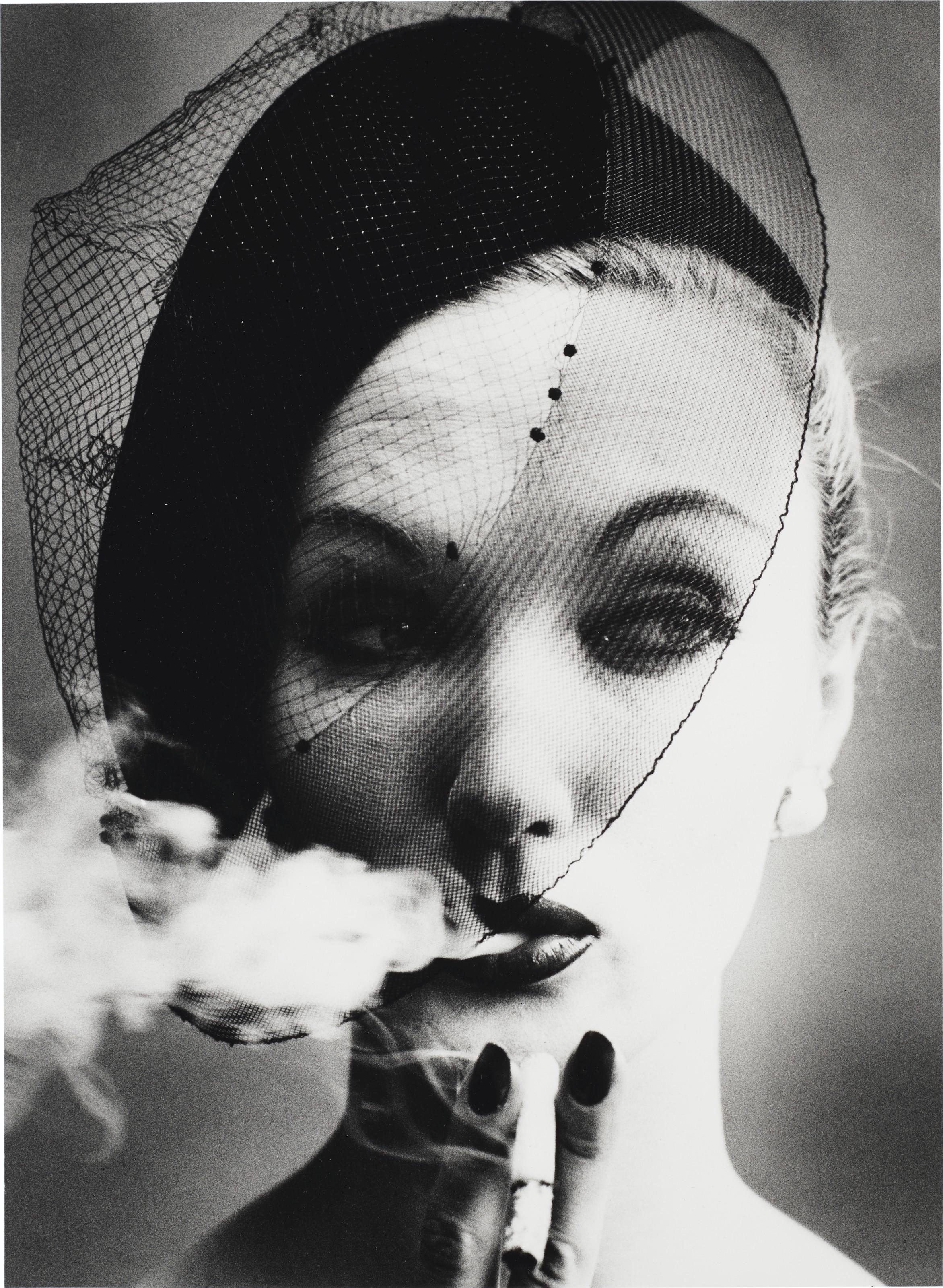 William Klein - Smoke + Veil, Paris, 1958