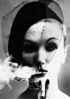 William Klein - Smoke + Veil, Paris (Vogue)