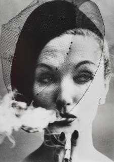 William Klein - Smoke + Veil, Vogue, Paris, 1958