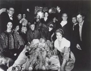 William Klein - Surrealist Group and Models, Paris, 1960