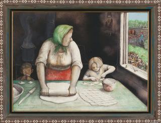 William Kurelek - A Little Lick