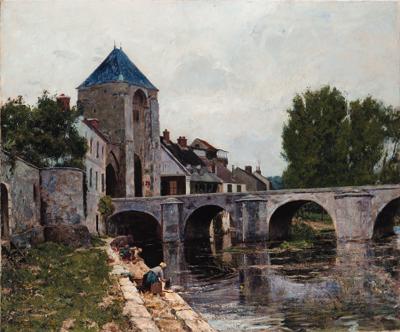 William Lamb Picknell - A Grey Day, Moret