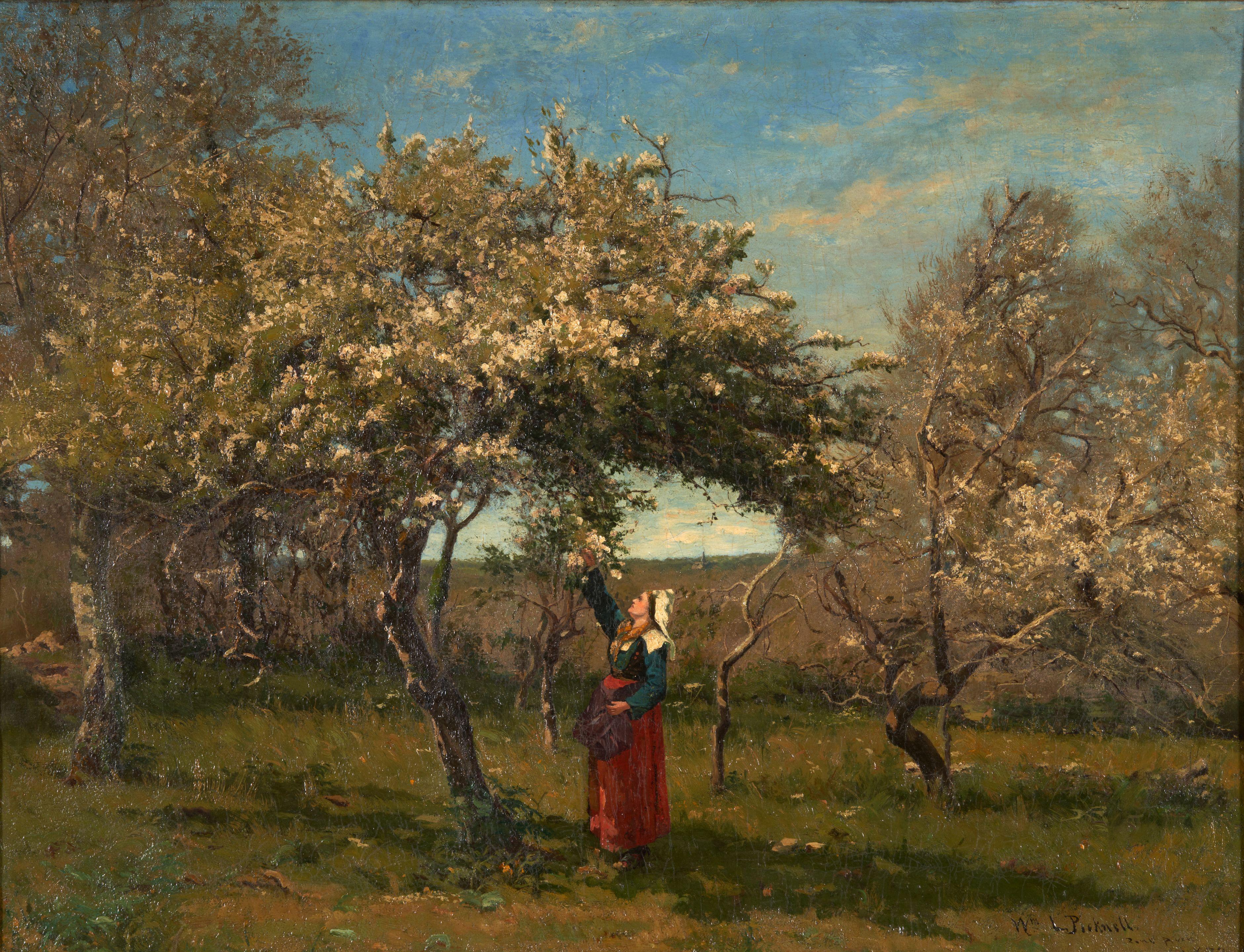William Lamb Picknell - Fruit Picking in Pont Aven