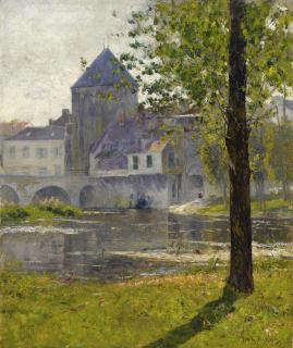 William Lamb Picknell - Late Afternoon, Moret