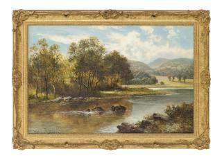 William Langley - A riverside picnic