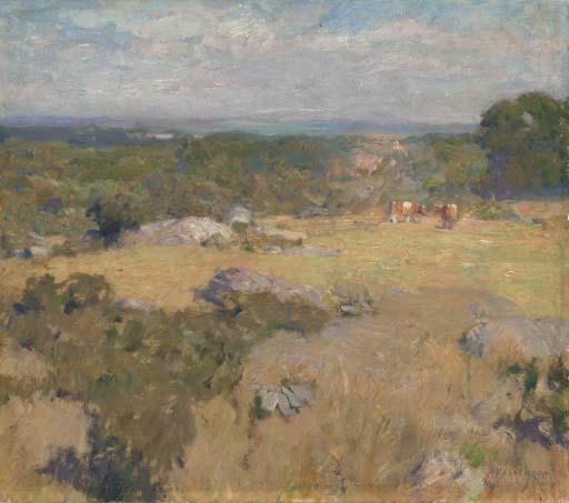 William Langson Lathrop - Cattle Grazing