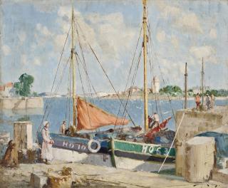 William Lee Hankey, R.W.S., R.I., R.O.I. - After The Catch, Honfleur