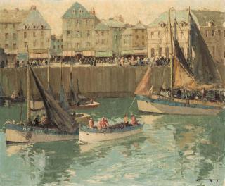 William Lee-Hankey, R.W.S., R.I., R.O.I. - Honfleur