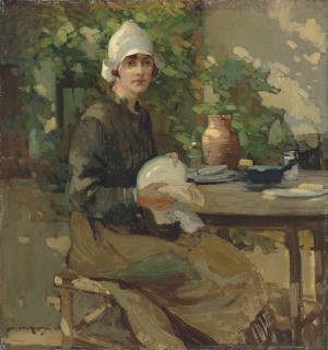 William Lee Hankey, R.W.S., R.I., R.O.I. - The kitchen maid