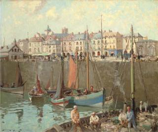 William Lee-Hankey, R.W.S., R.I. - The Quai Dieppe