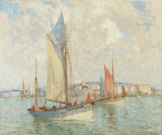 William Lee Hankey RWS, RI, ROI, RE - Bateaux de Thons