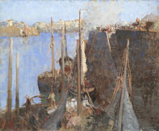 William Lee Hankey RWS, RI, ROI, RE - Dieppe harbour
