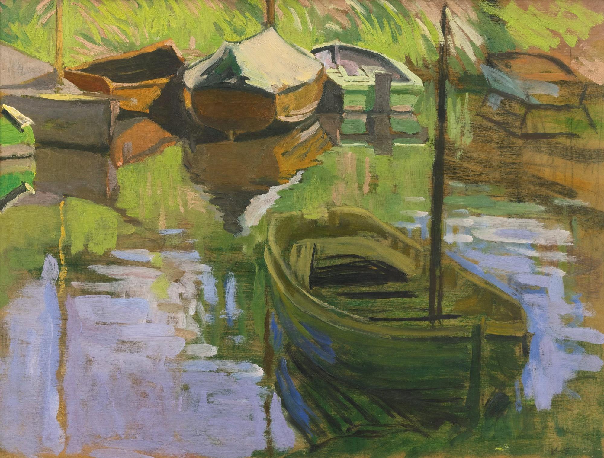 William Leech, R.H.A. - Boats
