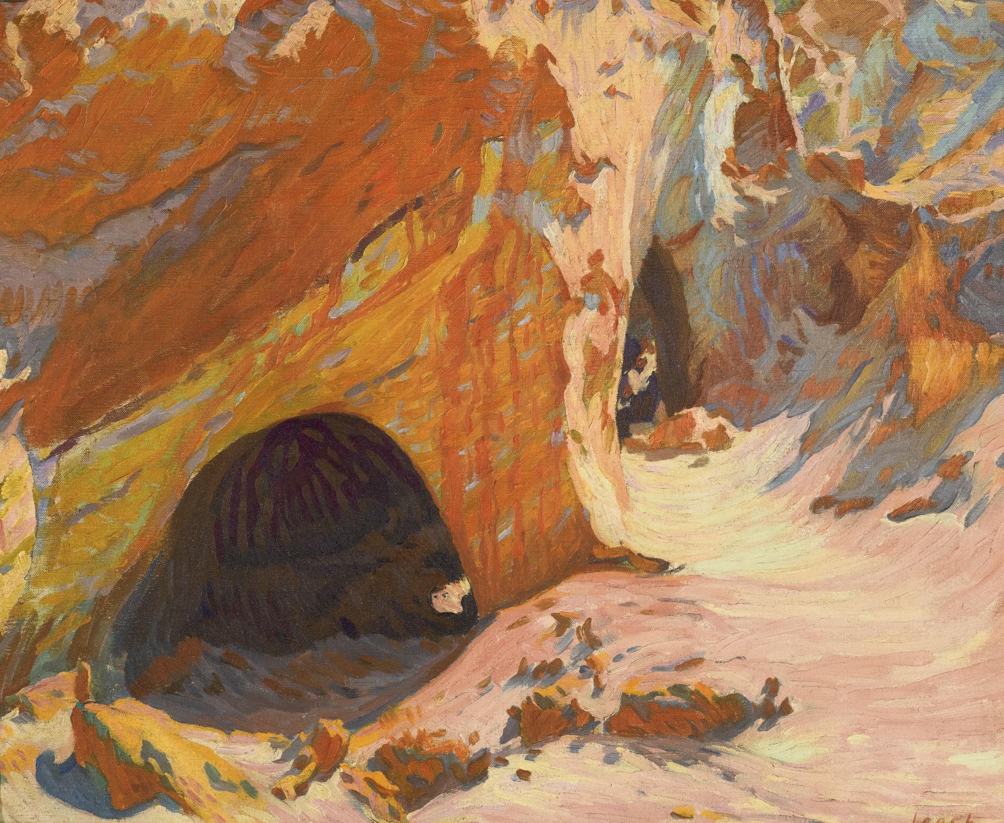 William Leech, R.H.A. - Caves At Concarneau