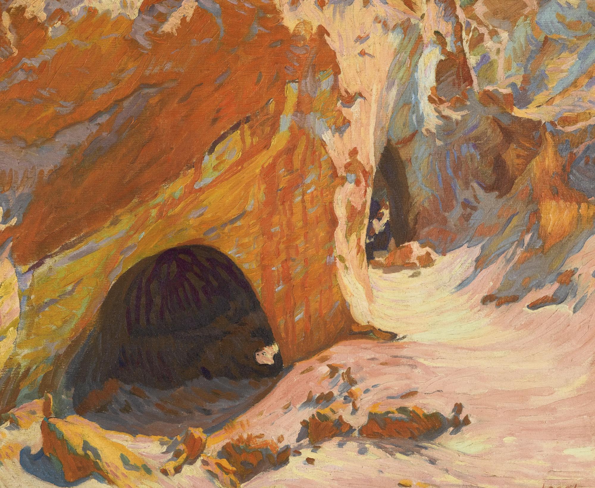 William Leech, R.H.A. - Caves At Concarneau