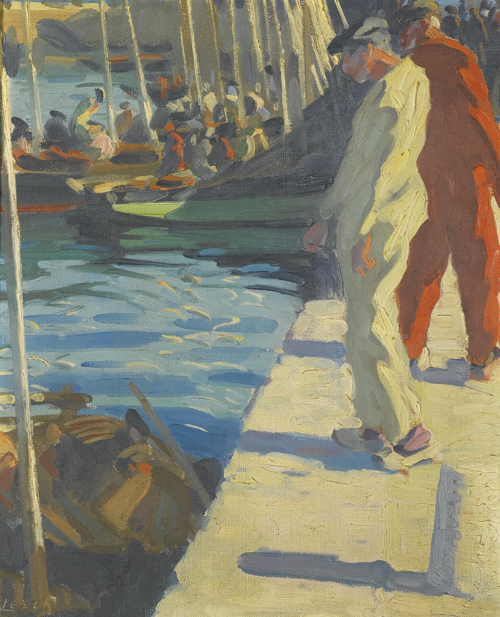 William Leech, R.H.A. - Jour De Peche À Concarneau