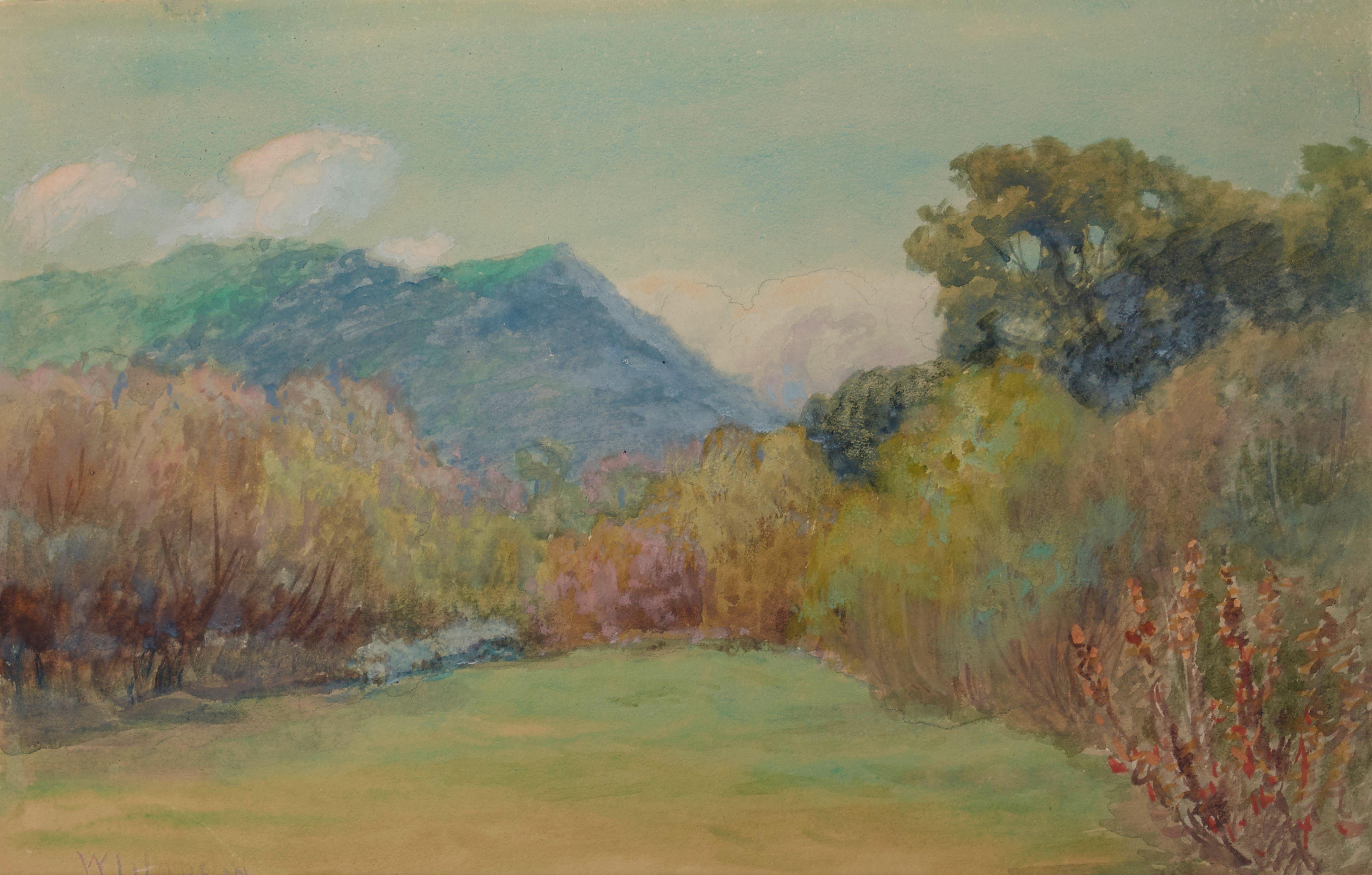 William Lees Judson - Arroyo Secco sight 10 1/2 x 16 1/2 in. framed 25 x 30 1/2 in.