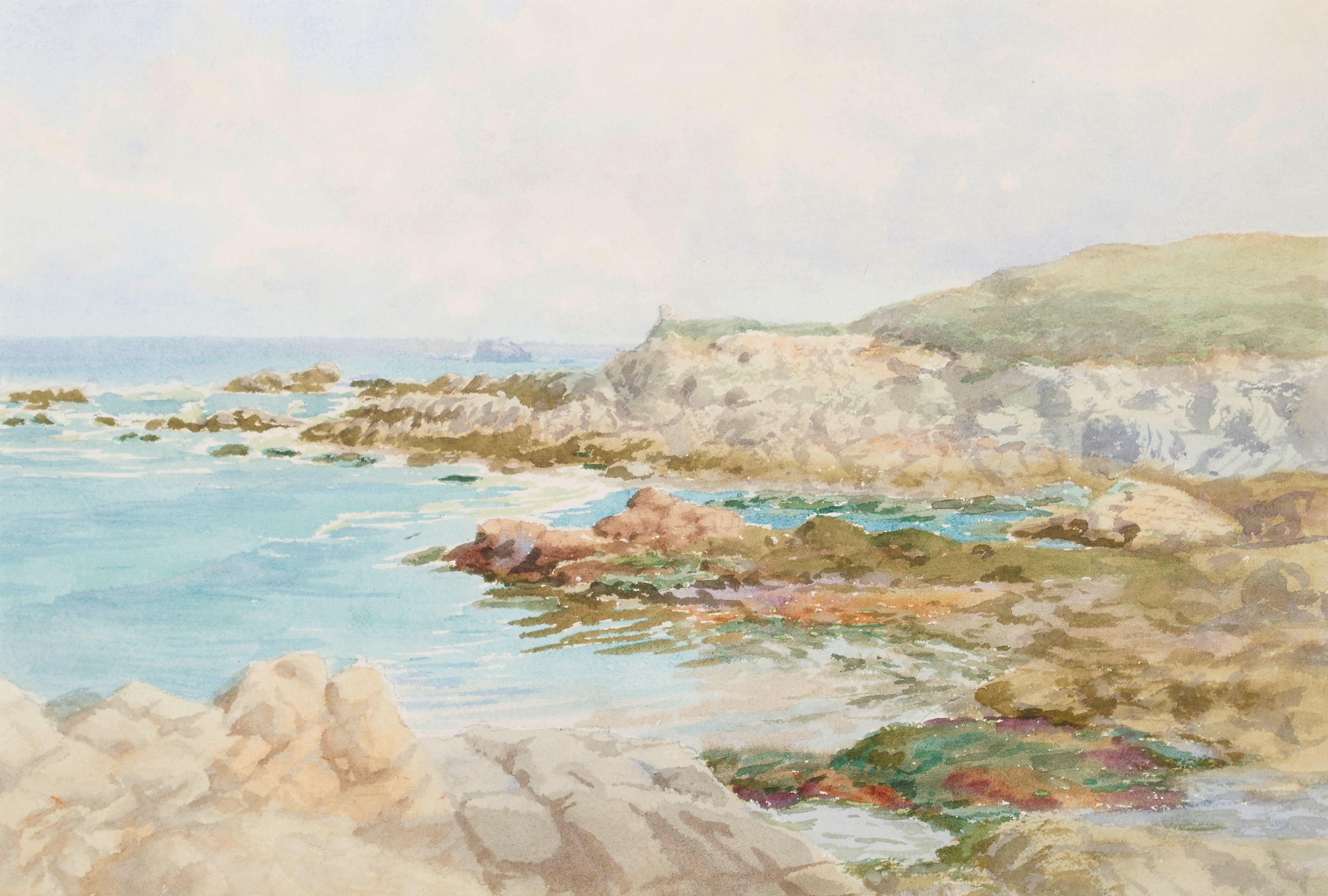 William Lees Judson - Laguna Coast sight 11 1/2 x 17 in. framed 24 1/2 x 29 1/2 in.