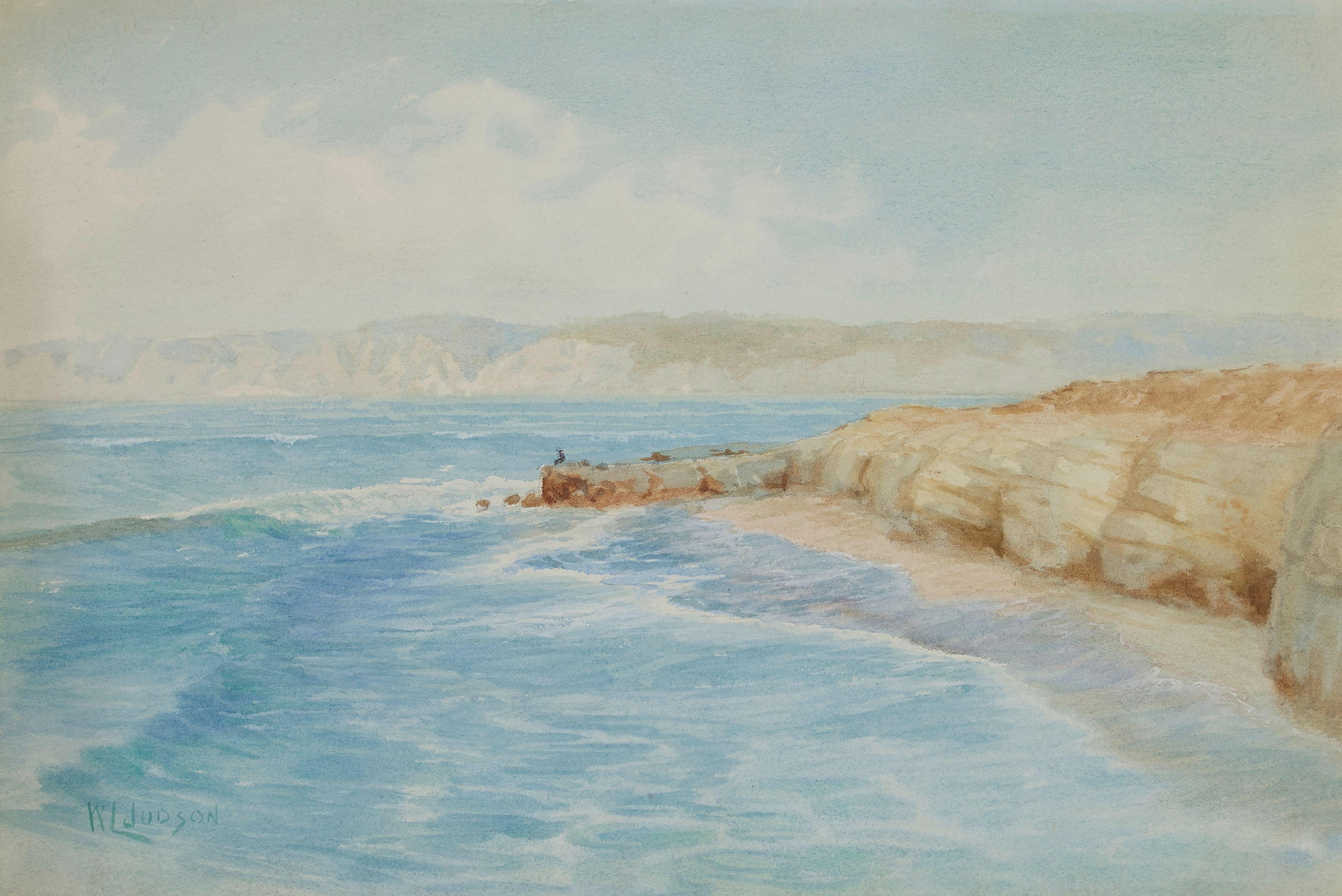 William Lees Judson - Laguna Coast sight 12 3/4 x 18 3/4 in. framed 27 1/4 x 33 1/4 in.