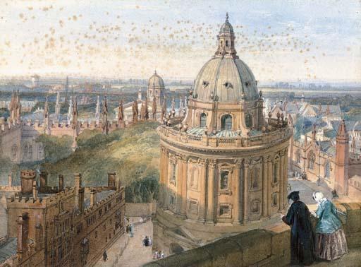 William Leighton Leitch, R.I. - Radcliffe Camera, Oxford
