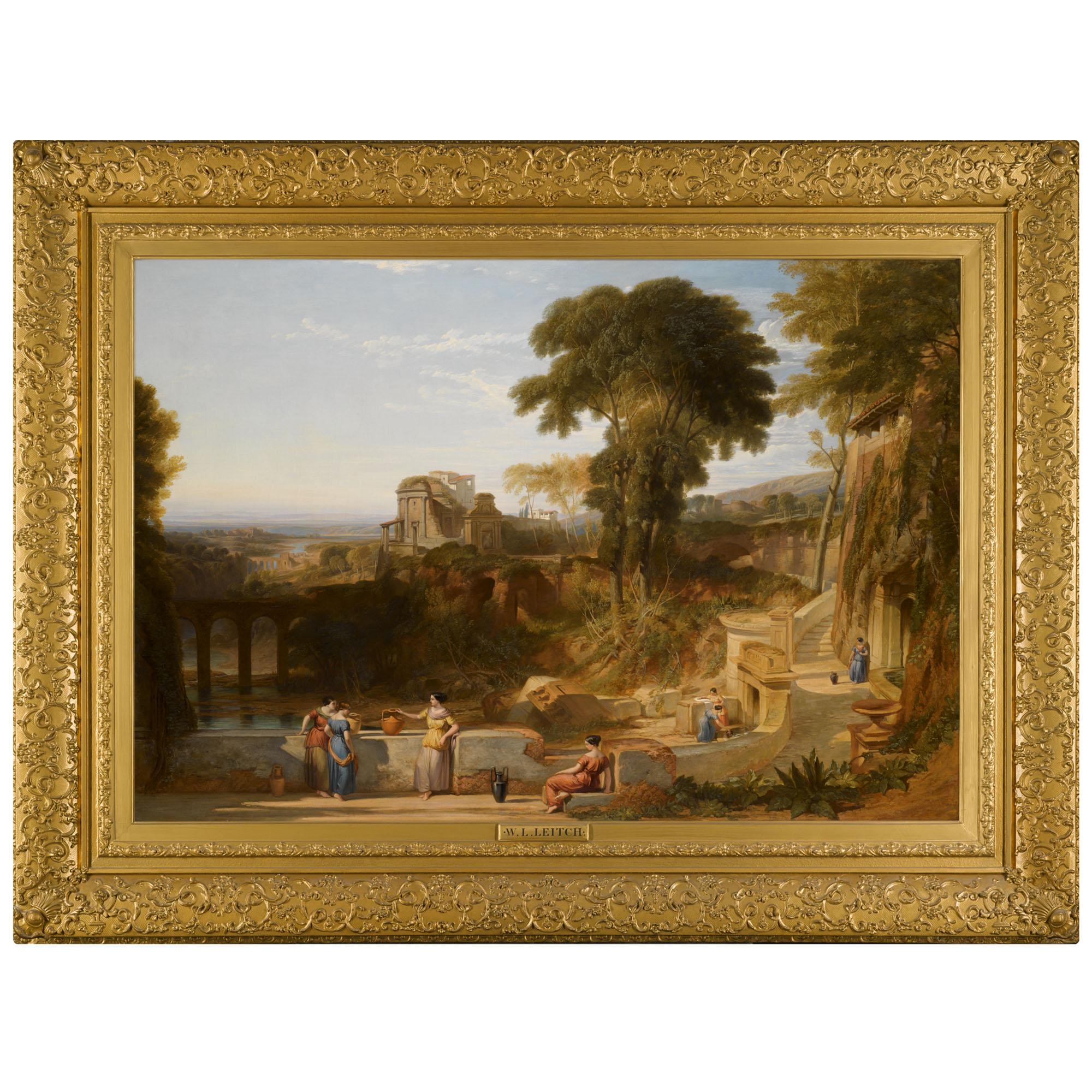 William Leighton Leitch - The Villa Fountain