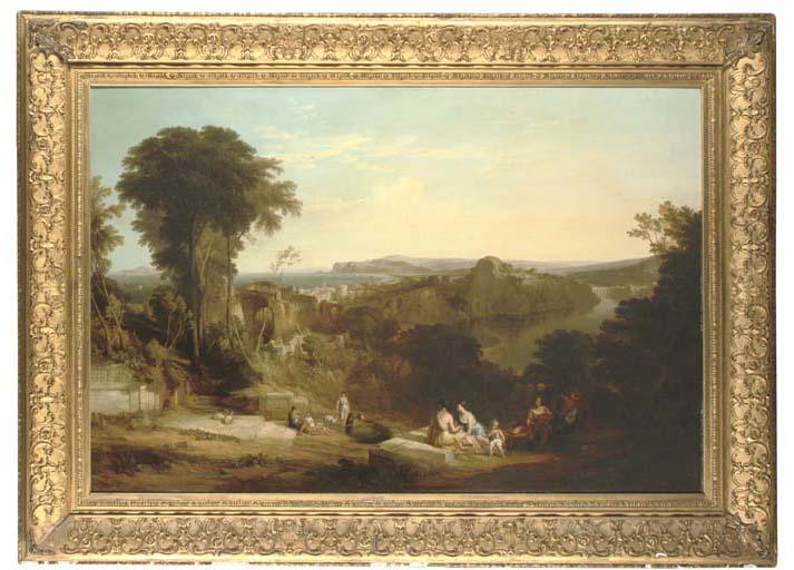 William Leighton Leitch - The Villa of Lucullus At Miseneum