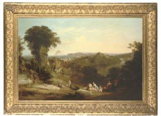 William Leighton Leitch - The Villa of Lucullus At Miseneum