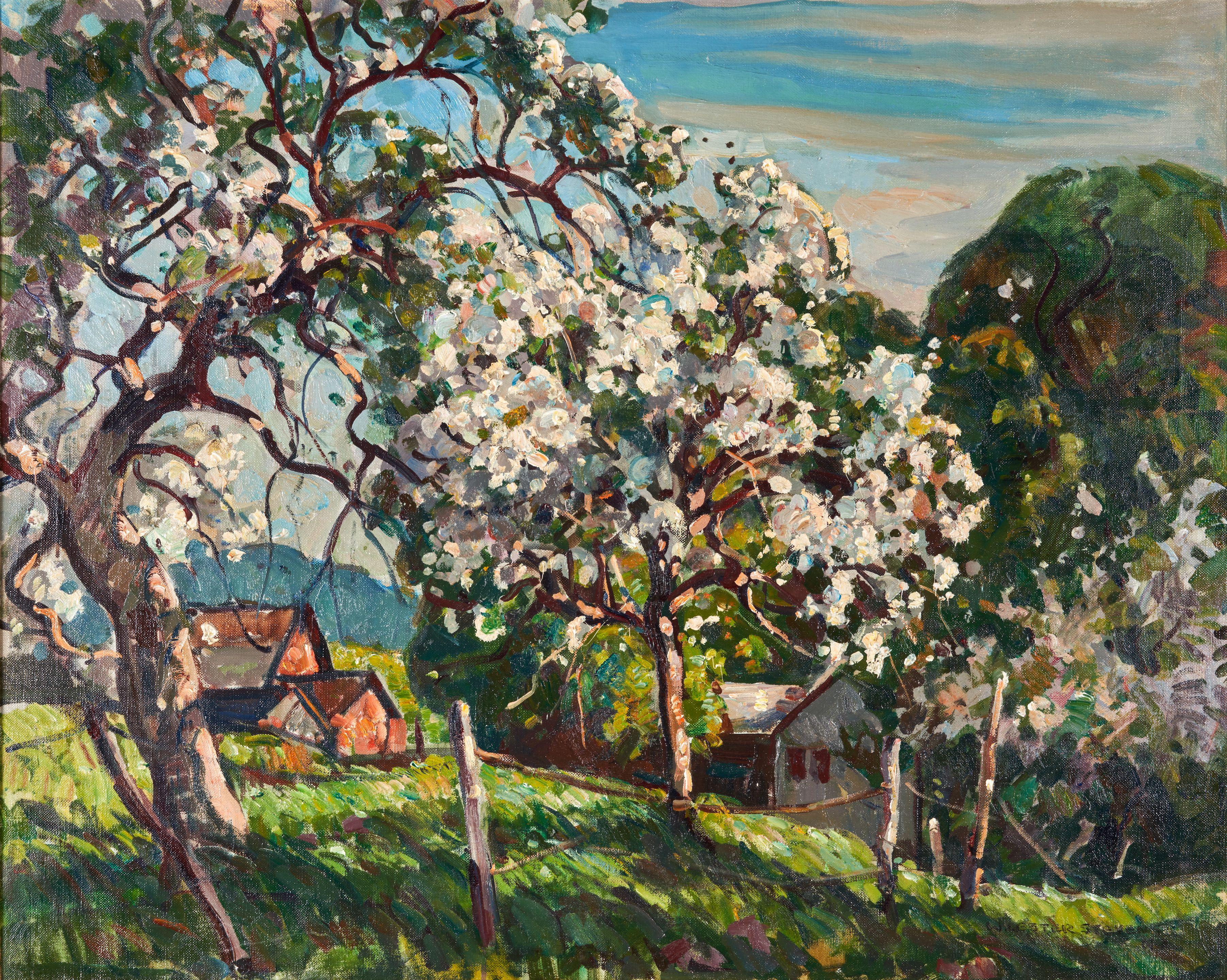 William Lester Stevens - Apple Blossoms
