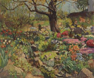 William Lester Stevens - Hillside Flowers