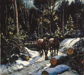 William Lester Stevens - Logging