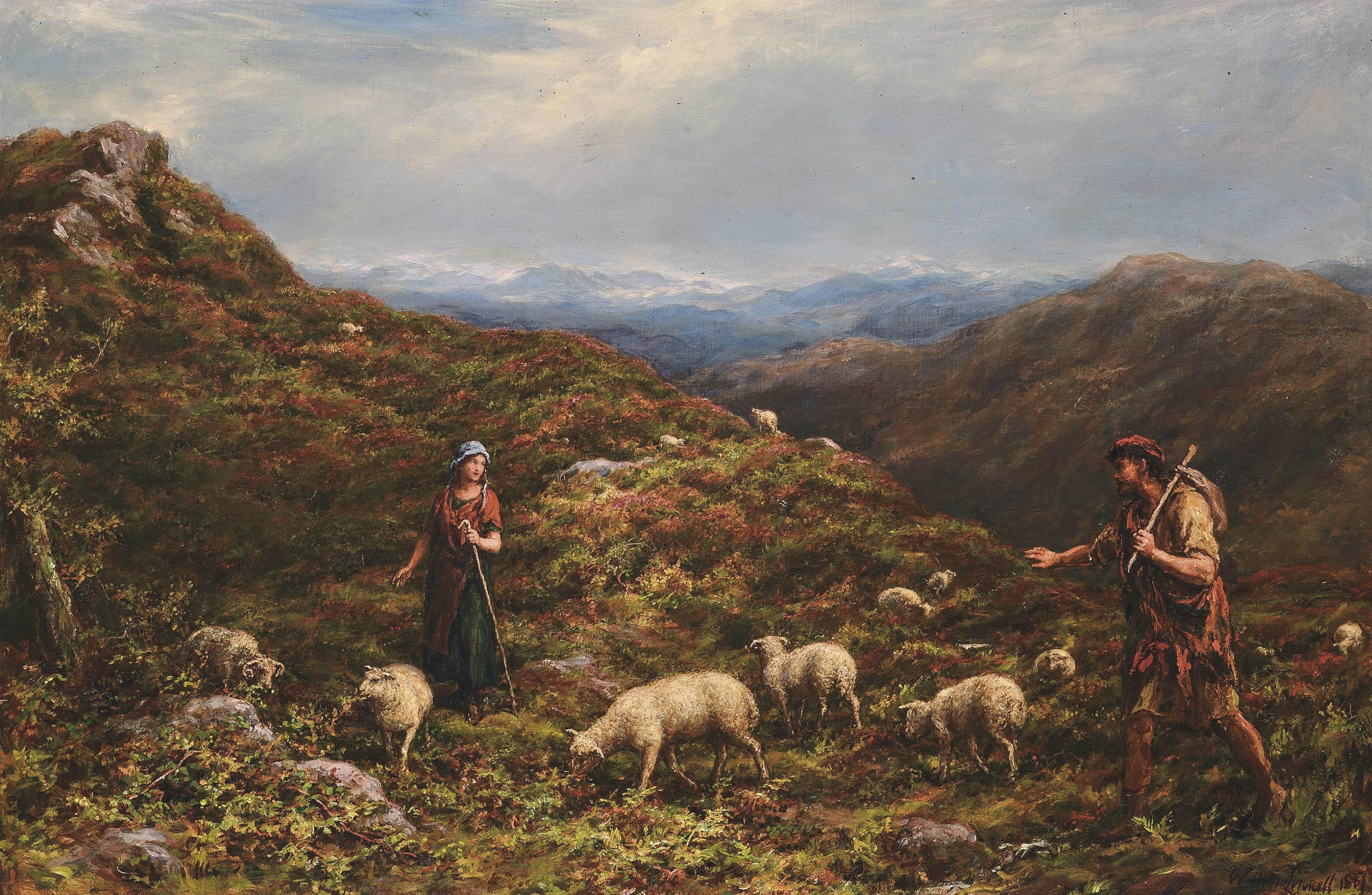 William Linnell - A chance meeting in the Highlands
