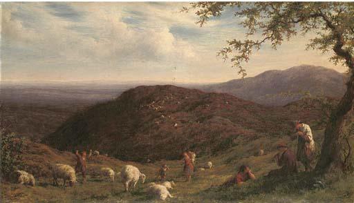 William Linnell - Gathering The Flock