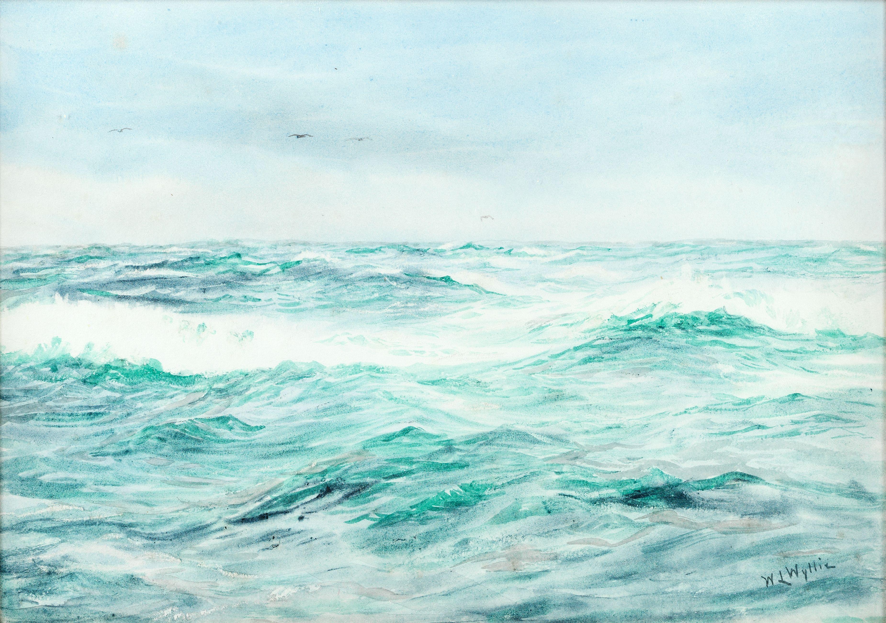 William Lionel Wyllie, R.A. - A view out to sea