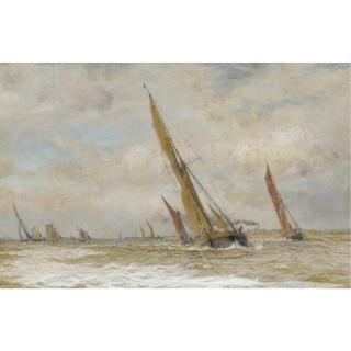 William Lionel Wyllie R.A. - Off Sheerness