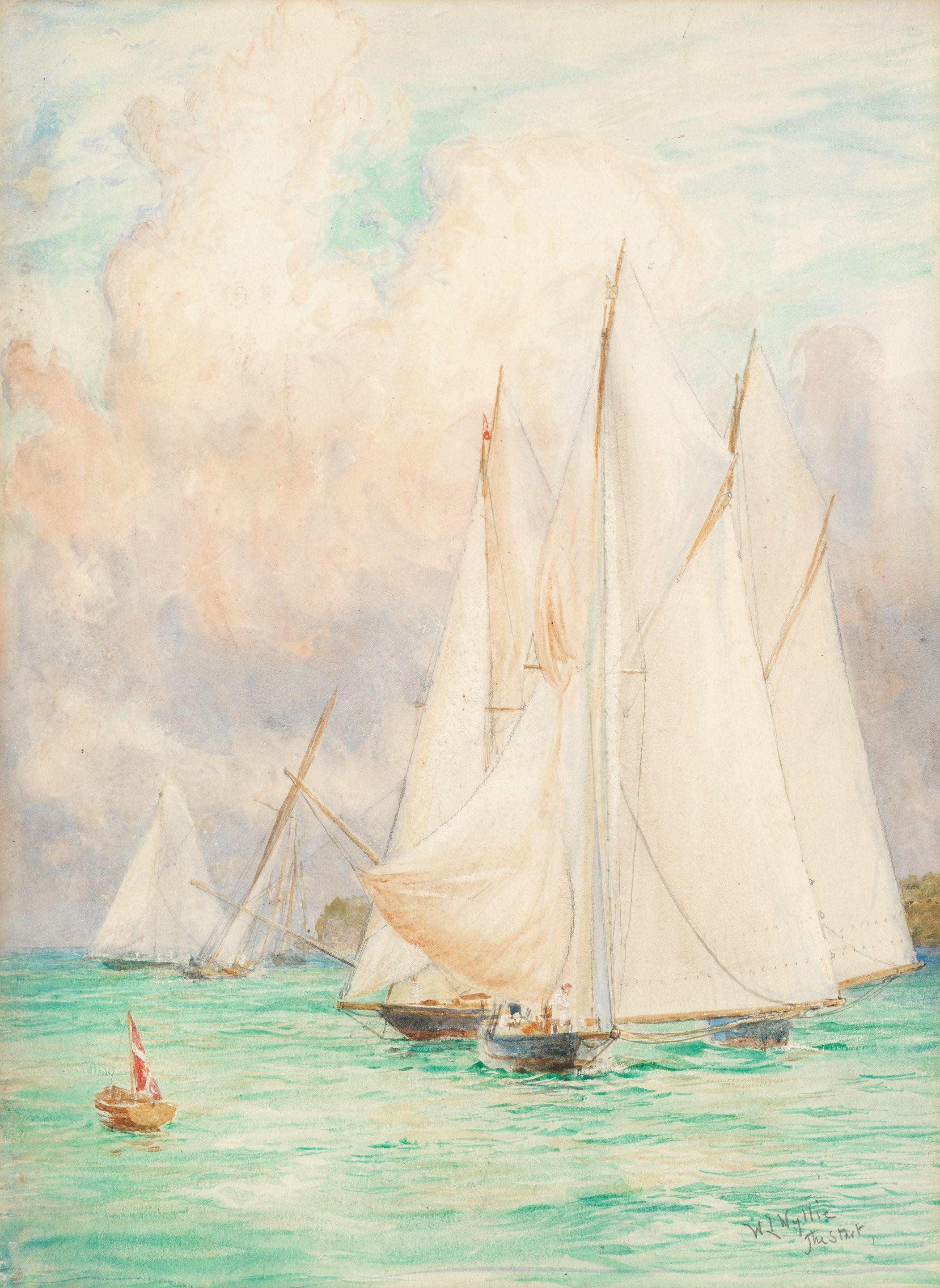 William Lionel Wyllie, R.A. - \'The Start\'