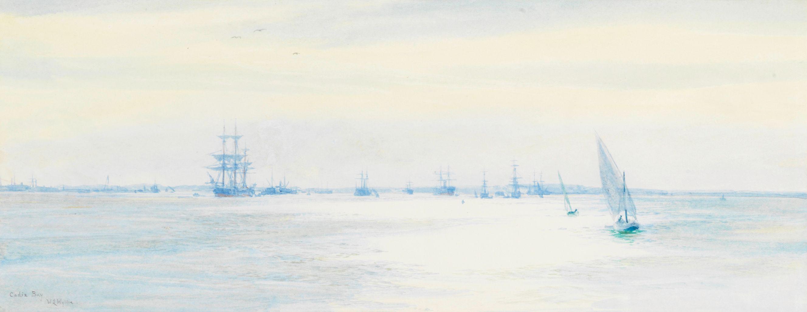 William Lionel Wyllie, RA - \'Cadiz Bay\'