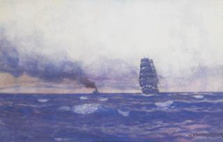 William Lister Lister - Seascape