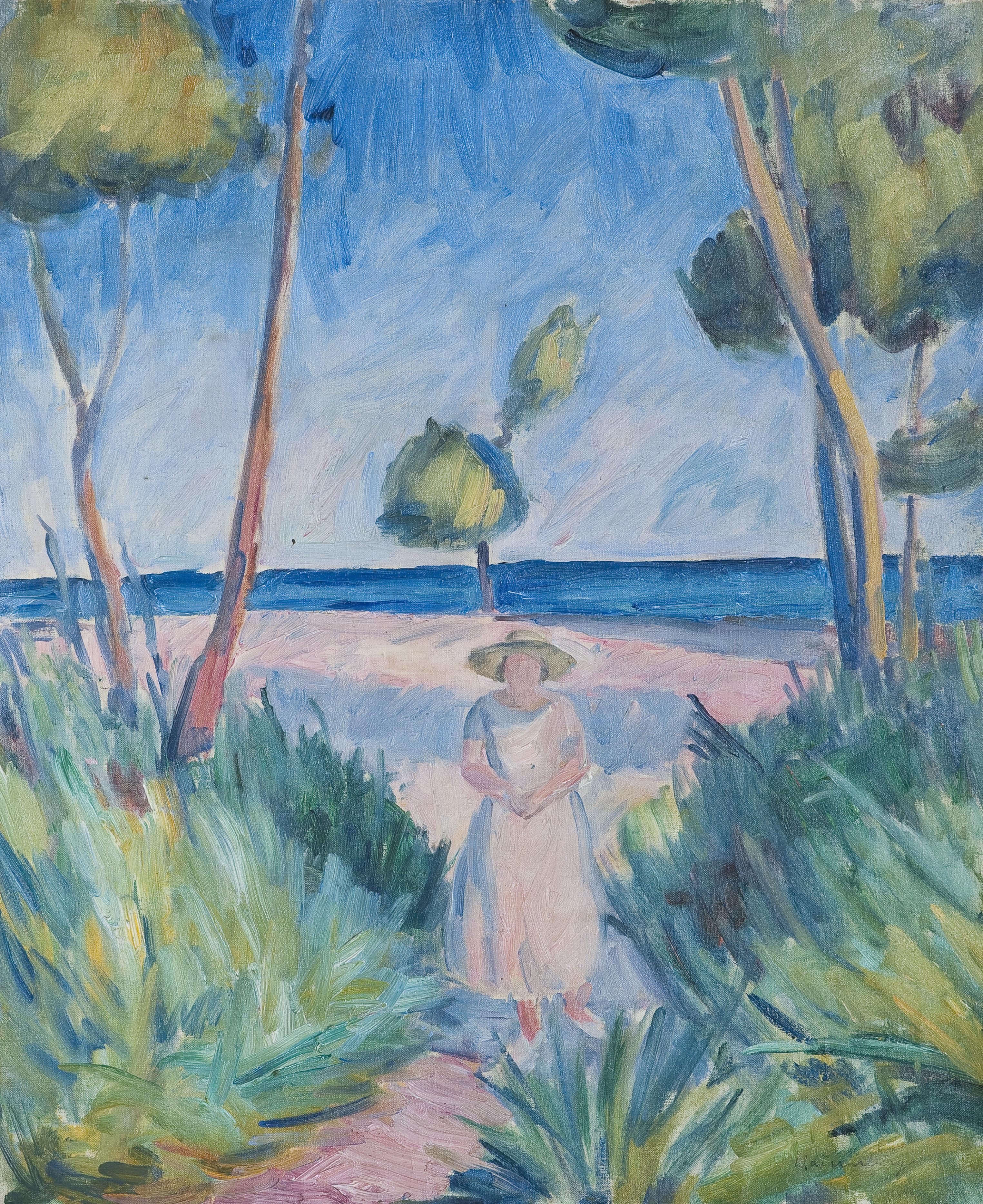 William Lönnberg - Woman On A Path.