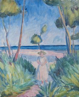 William Lönnberg - Woman On A Path.