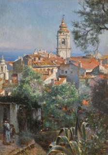 William Logsdail - Near Menton