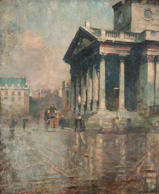 William Logsdail - Sketch for St. Martin-in-the-Fields