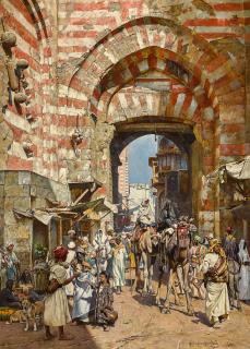 William Logsdail - The Gates Of The Khalifa, Cairo