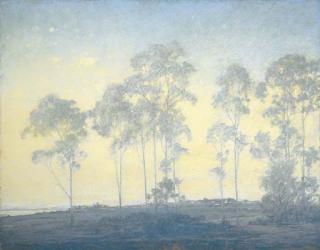 William Louis Otte - Eucalyptus Along the Shore