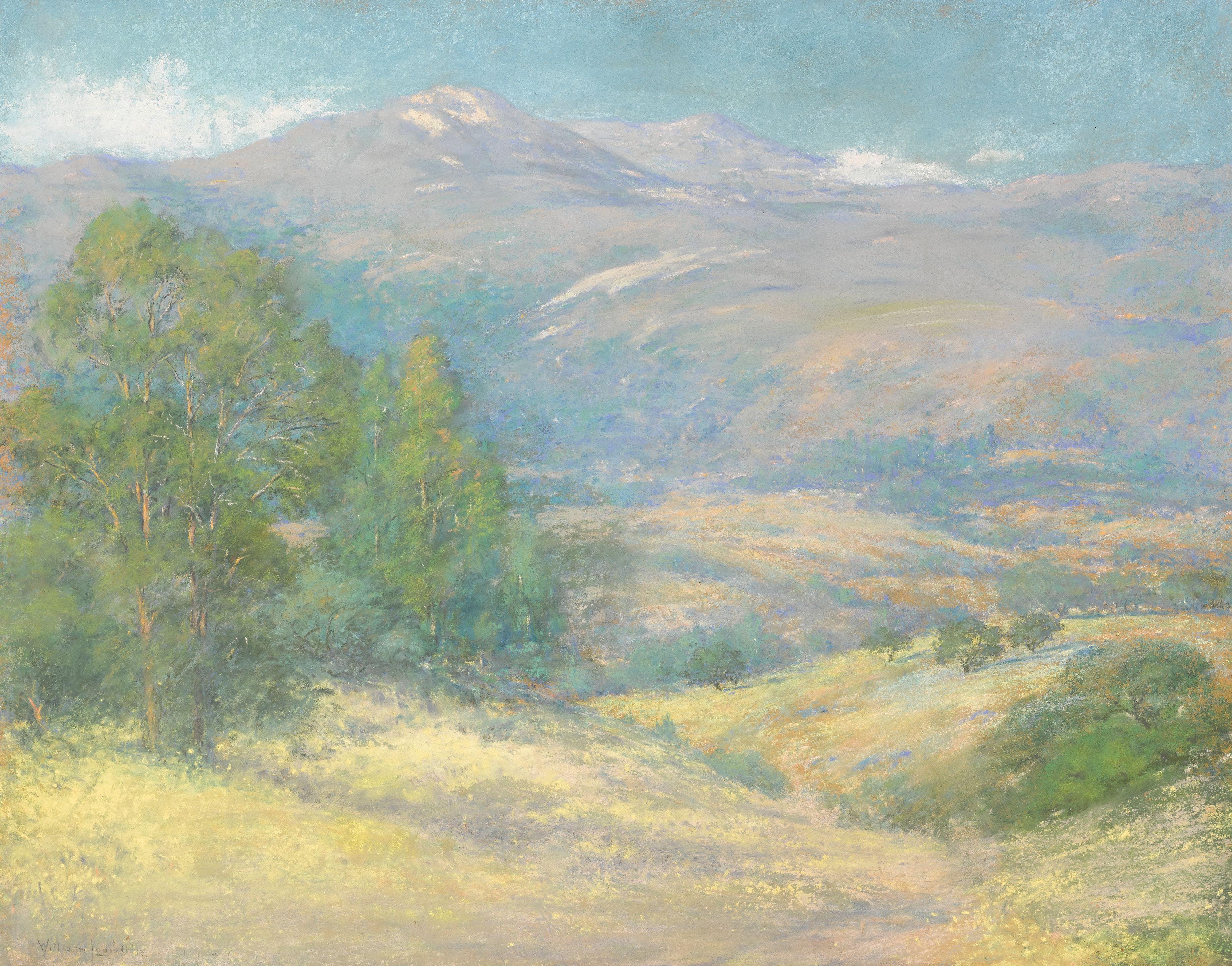 William Louis Otte - Mountains above Santa Barbara