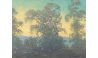 William Louis Otte - The Sun\'s Last Caress sight 22 x 28 in. framed 30 1/2 x 36 3/4 in.