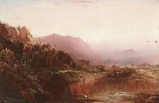 William Louis Sonntag - Autumn Landscape