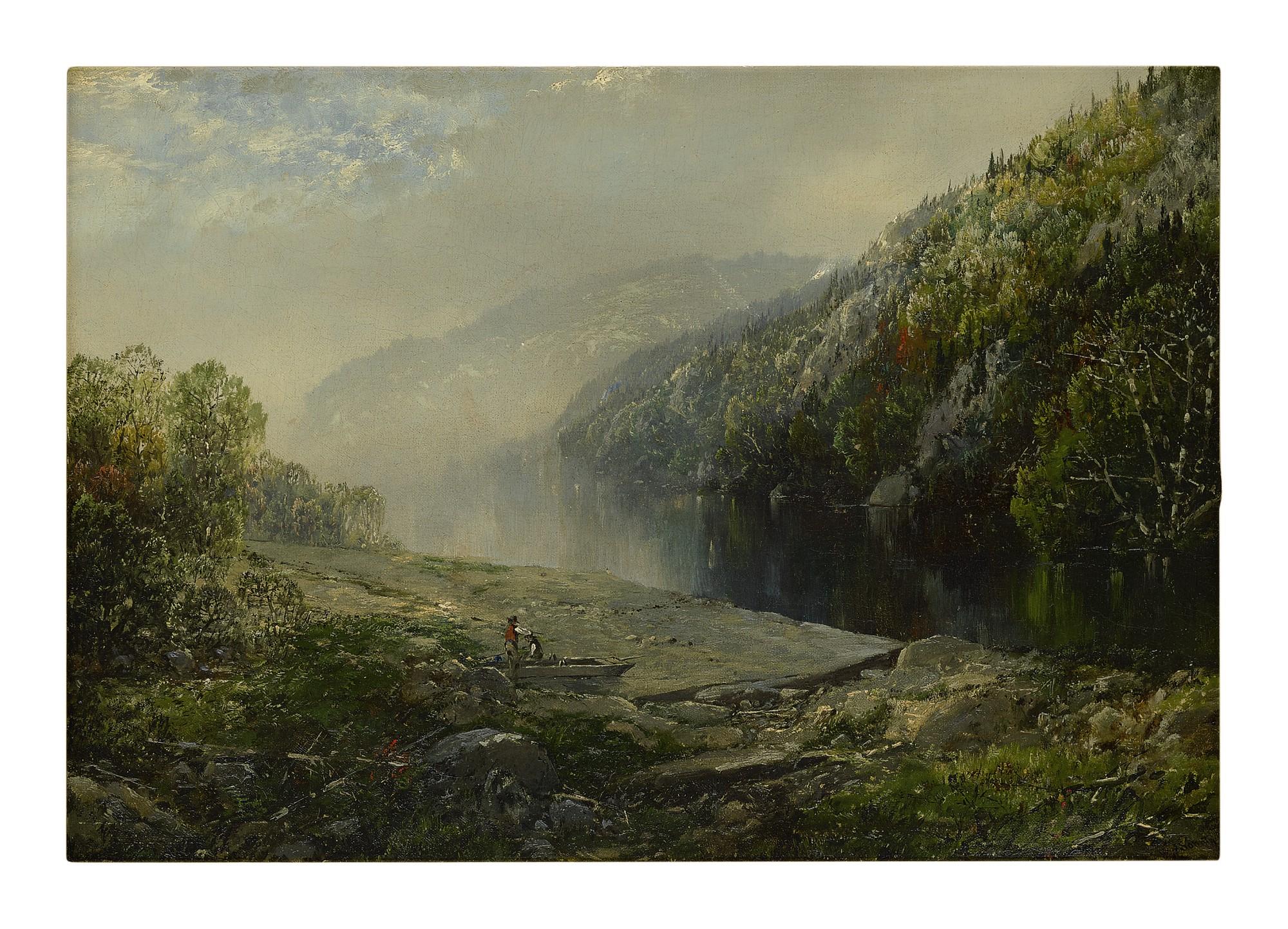 William Louis Sonntag - Figures In A Landscape